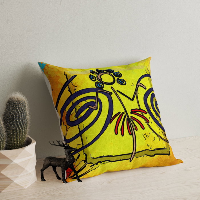 Aberto Design Cojín A11957, 43x43 cm, Relleno Silicona, 50% Algodón / 50% Poliéster
